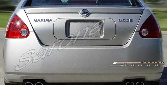 Custom Nissan Maxima Trunk Wing  Sedan (2004 - 2008) - $199.00 (Manufacturer Sarona, Part #NS-026-TW)